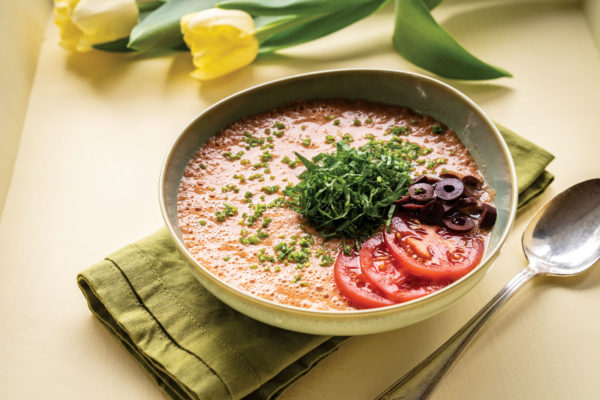 Refreshing Watermelon Rind Gazpacho