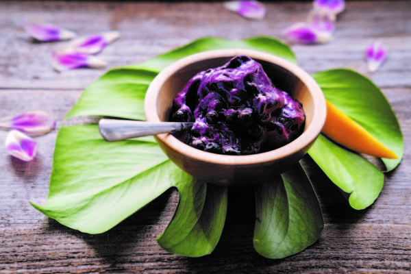 mango blueberry ice cream