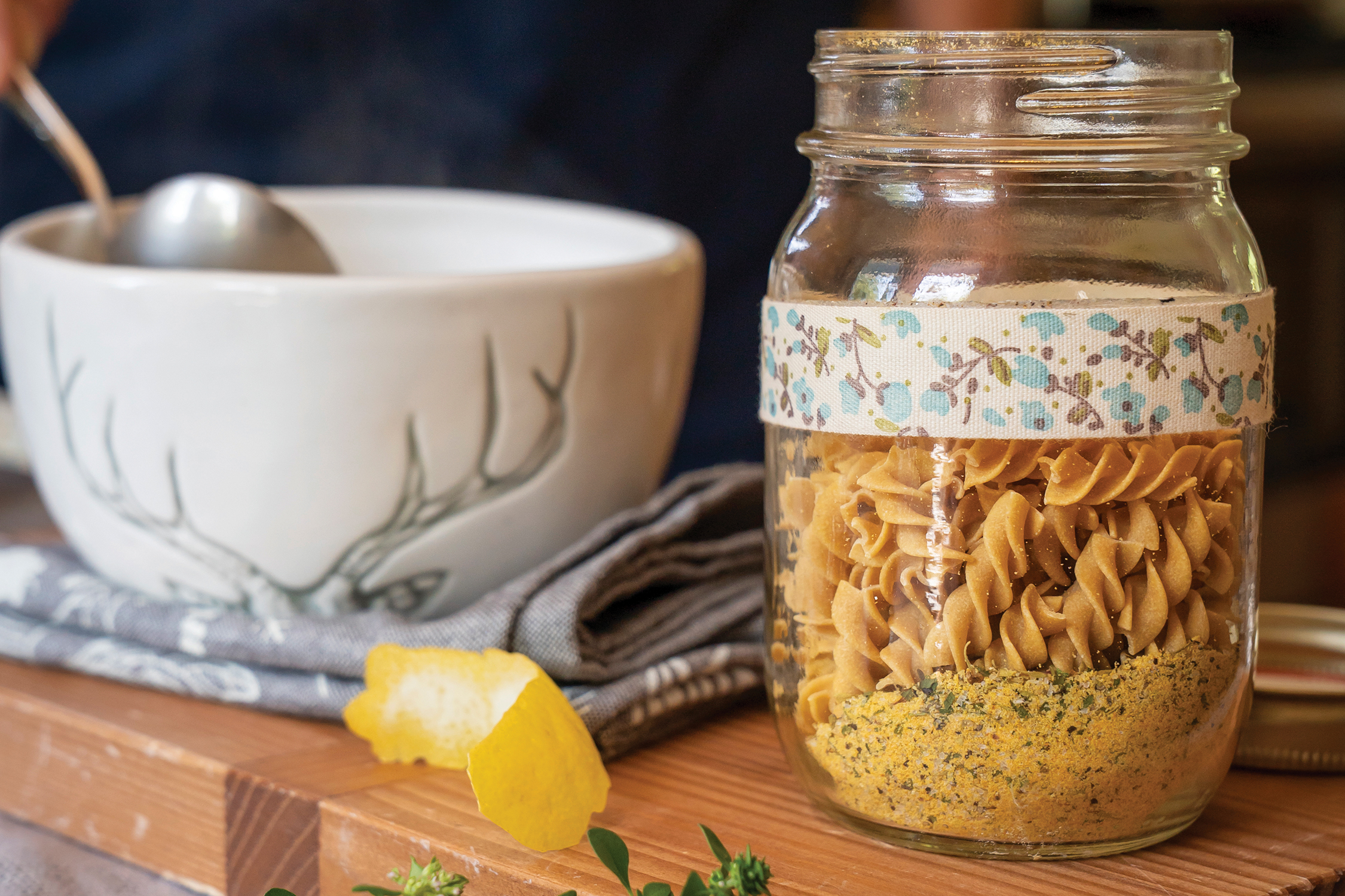 Mason Jar Chicken Noodle Soup - Delicious Living