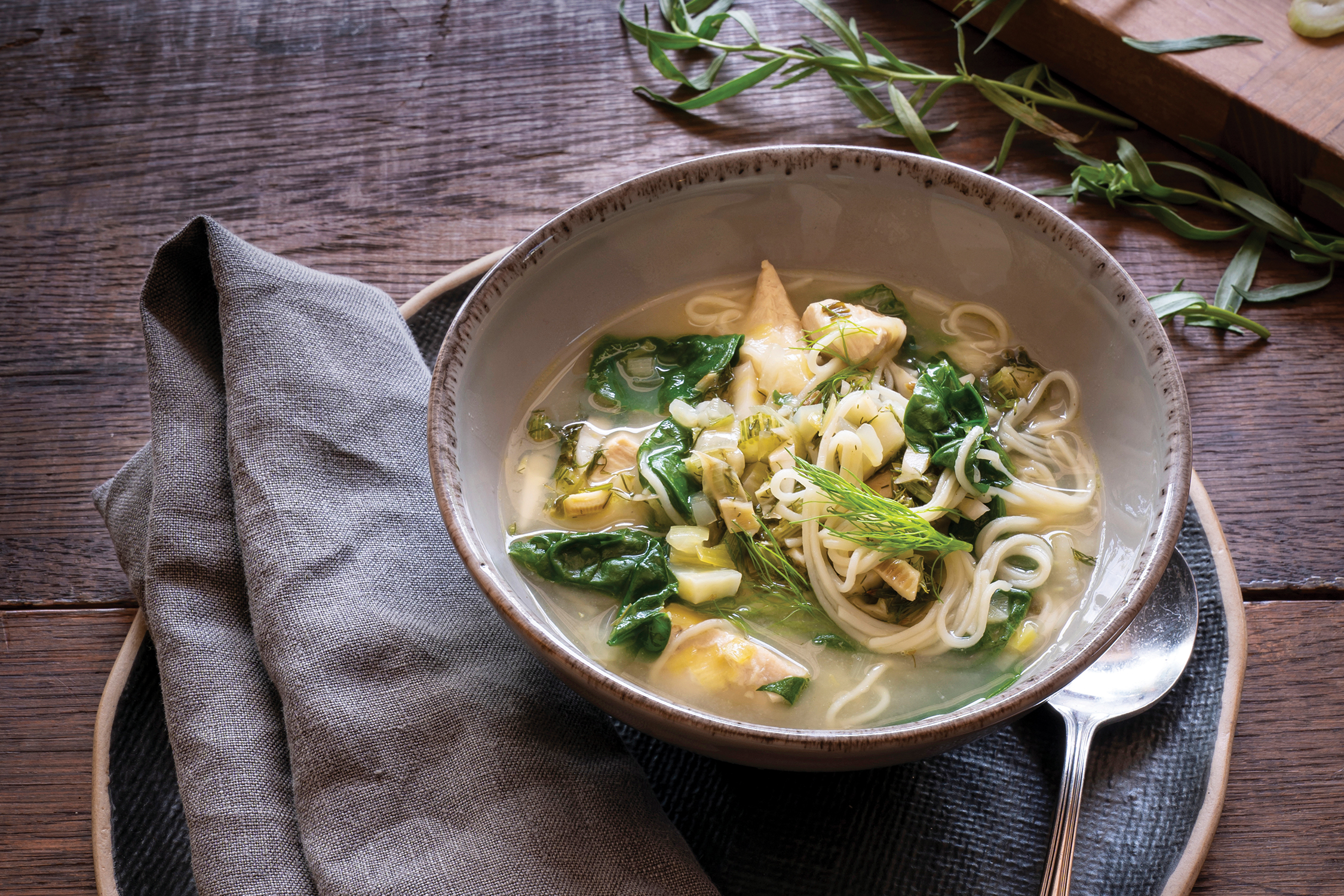 Mason Jar Chicken Noodle Soup - Delicious Living