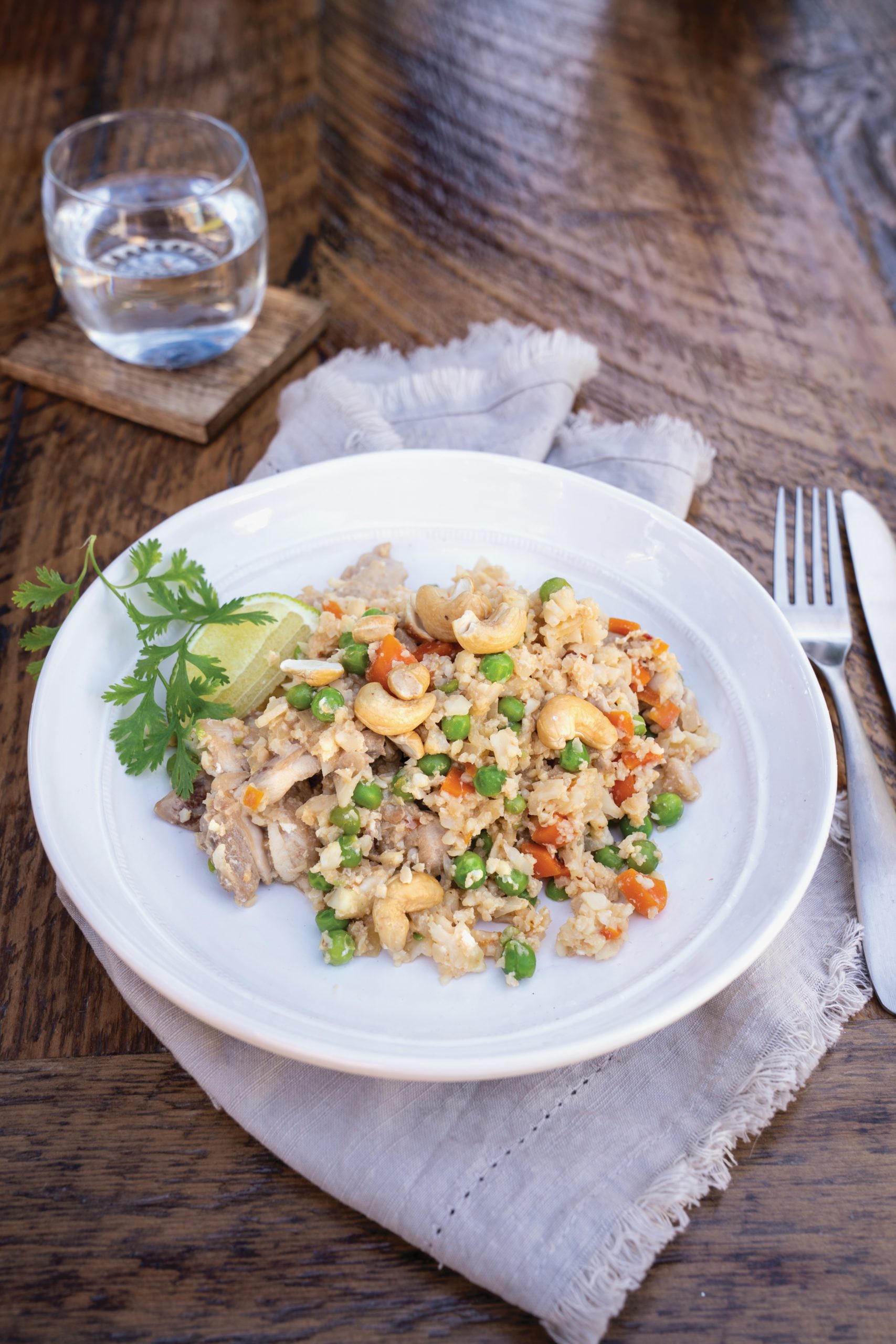 Chicken Cauliflower Fried Rice - Delicious Living