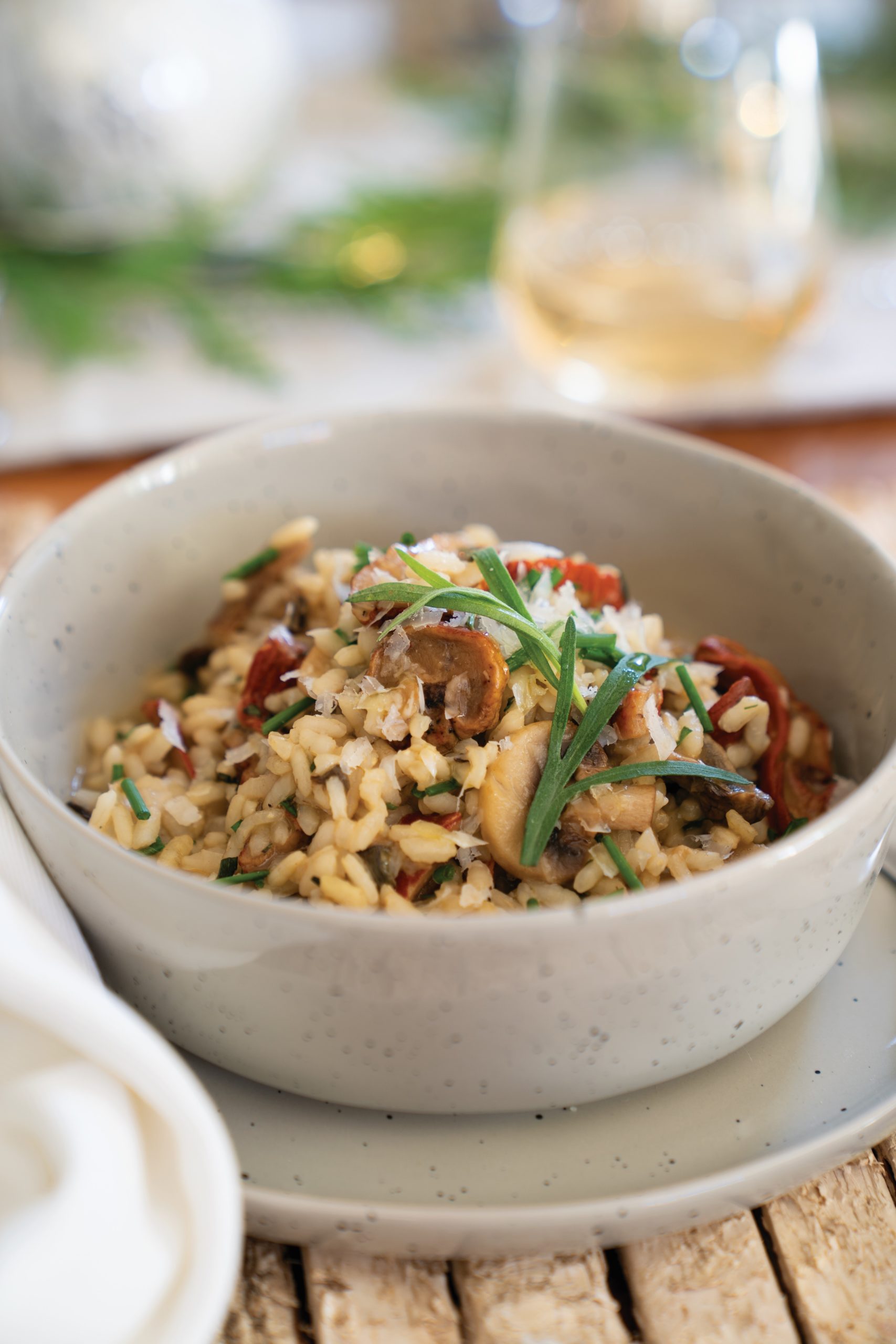 Wild Mushroom and Tarragon Risotto Delicious Living