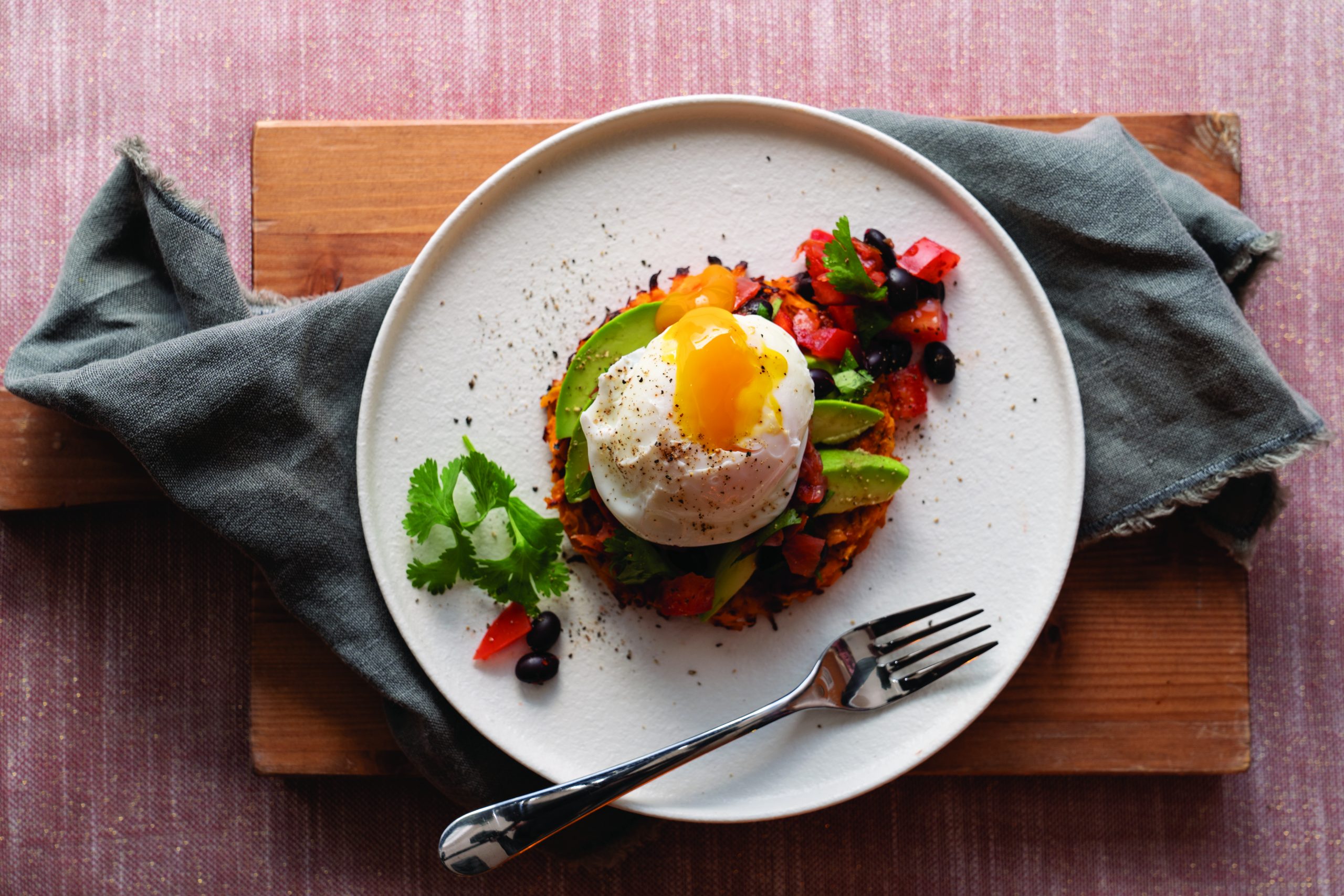 Sweet Potato Rosti Stack Delicious Living