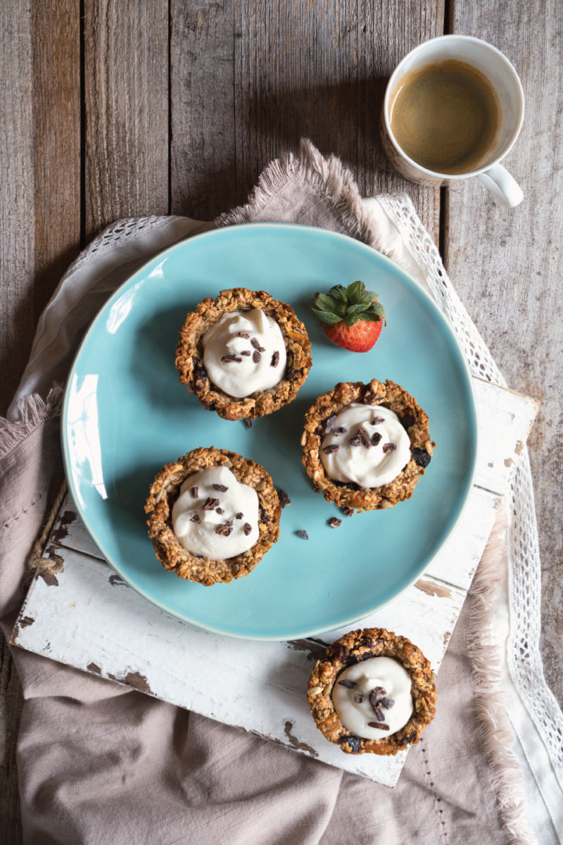 Seedy Granola Cups with VanillaScented Yogurt Delicious Living