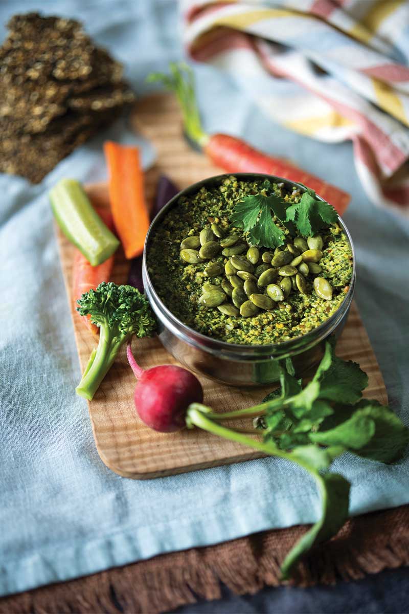 Cilantro and Pepita Salsa - Delicious Living