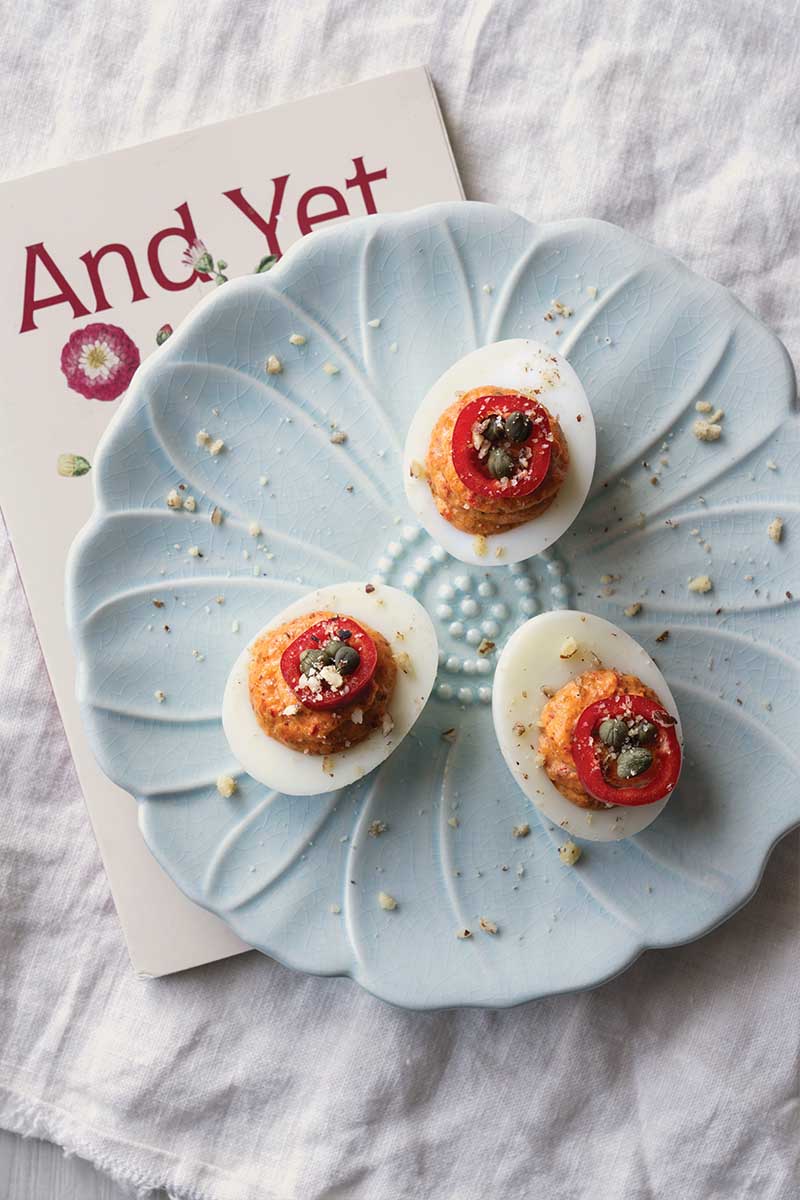 Romesco Devilled Egg Recipes - Delicious Living