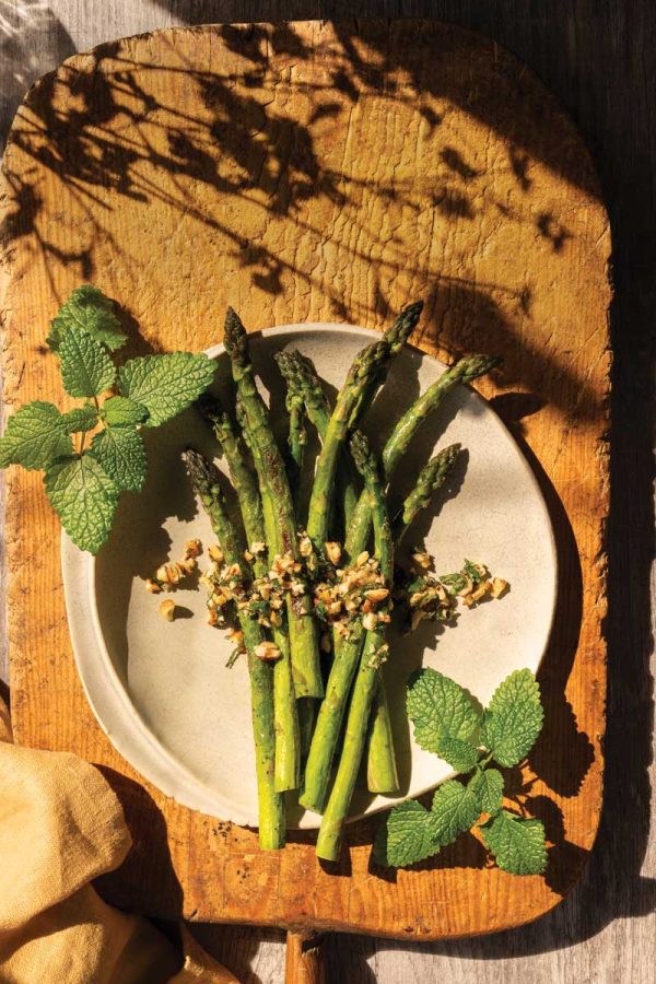 Fire-Grilled Wild Asparagus Fire grilled wild asparagus