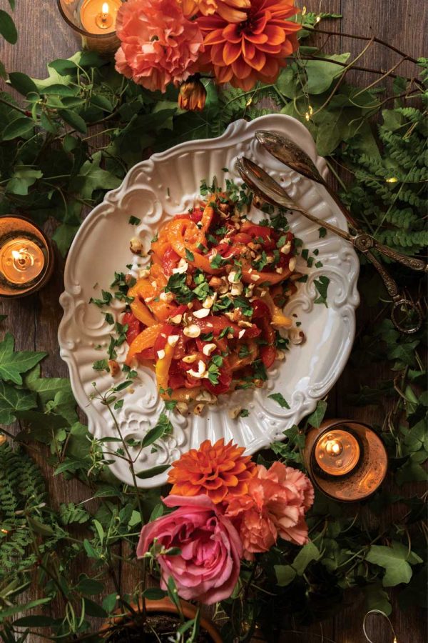 Red Pepper Salad with Hazelnuts Red pepper salad with hazelnuts