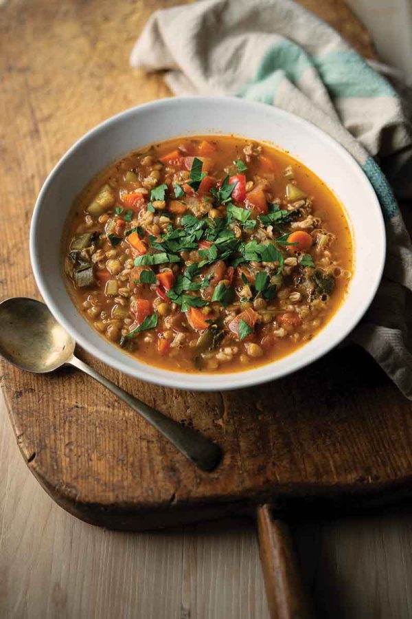 Chunky Lentil Farro Minestrone_IND01672 Lentil farro minestrone