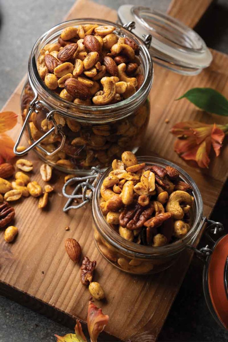 Maple Chili Roasted Mixed Nuts