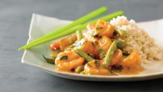 Thai Red Curry Shrimp - Delicious Living