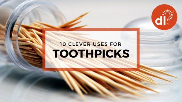 10 clever uses for toothpicks