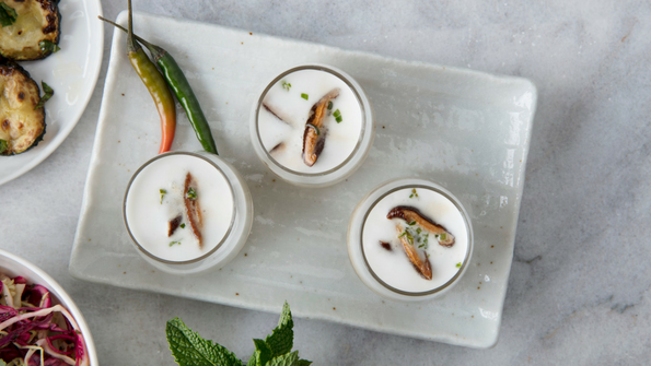 Raw Chilled Coconut-Lime Shooters