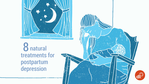 8 natural treatments for postpartum depression