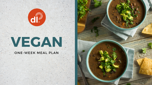 One-week vegan meal plan