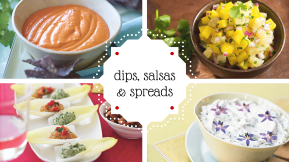 13 dips, spreads and salsas for healthier snacking