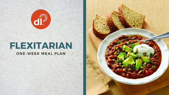 One-week flexitarian meal plan