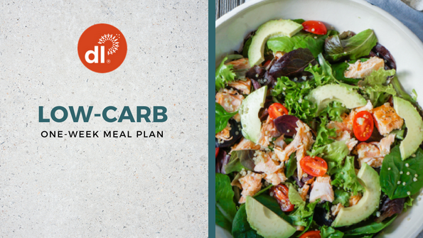 One-week low-carb meal plan