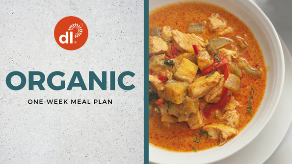 One-week organic meal plan