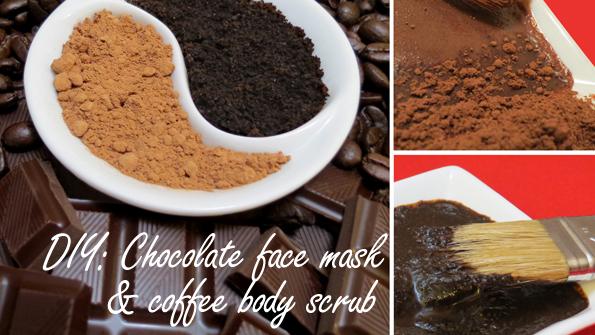 DIY natural beauty: chocolate face mask & coffee scrub