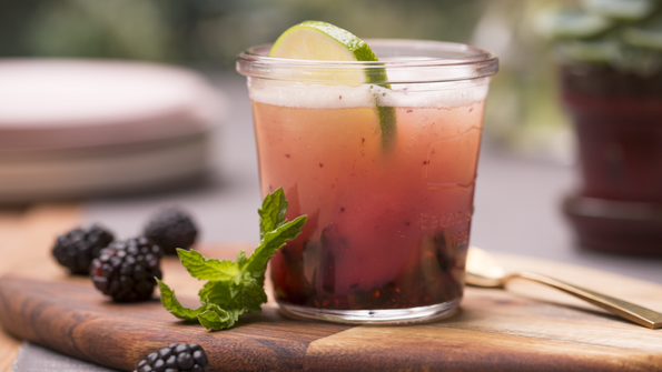 Grapefruit-Blackberry Summer Slushies