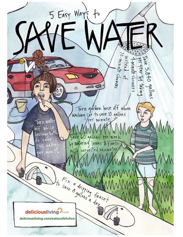 5 ways to save water